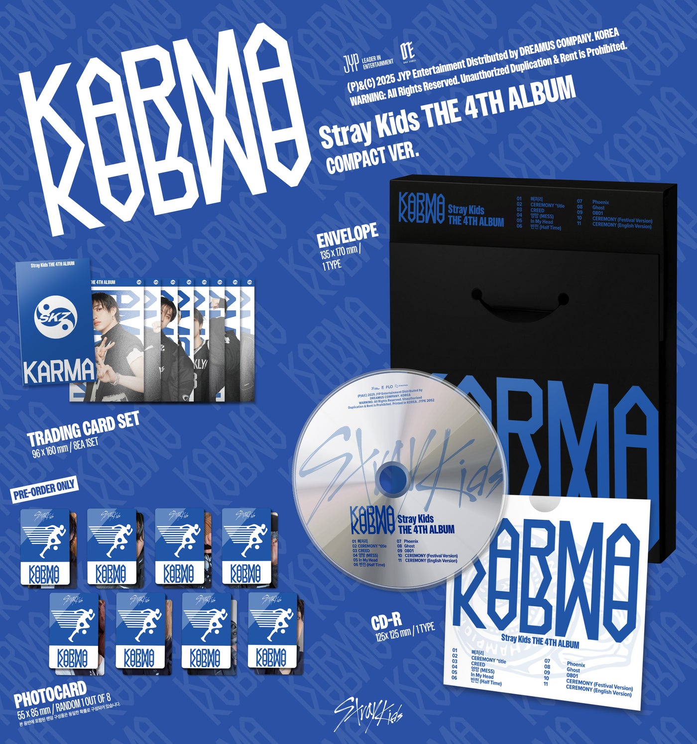 Contenu de l'album KARMA COMPACT VER.