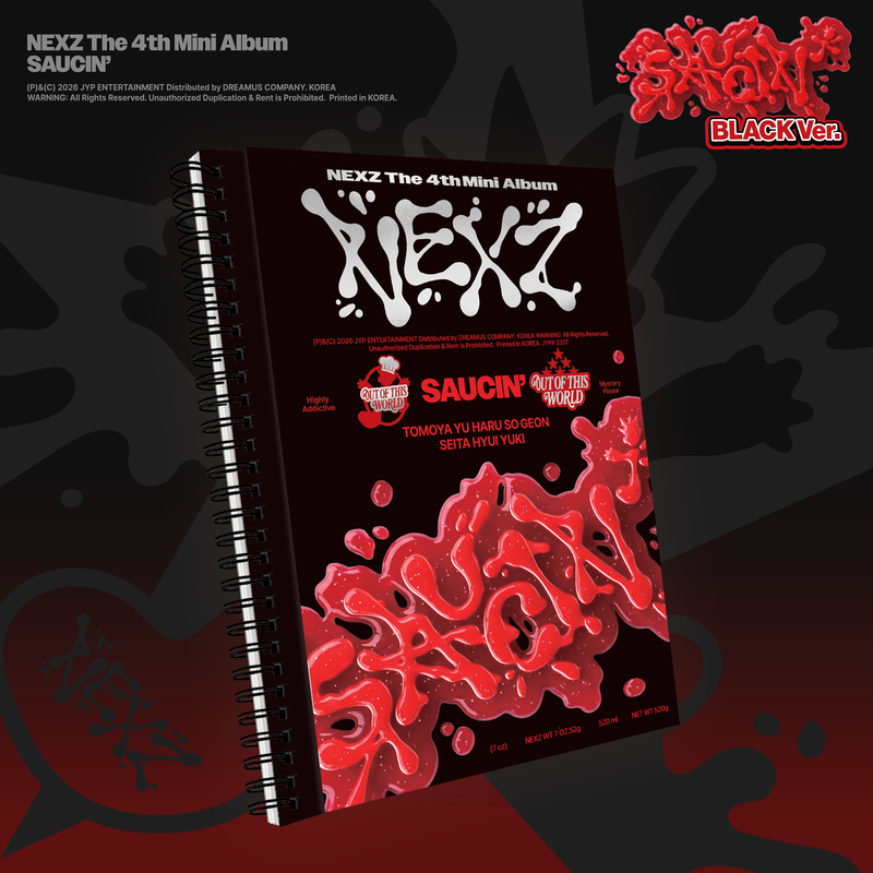 NEXZ SAUCIN Black Yellow ver - cover 2