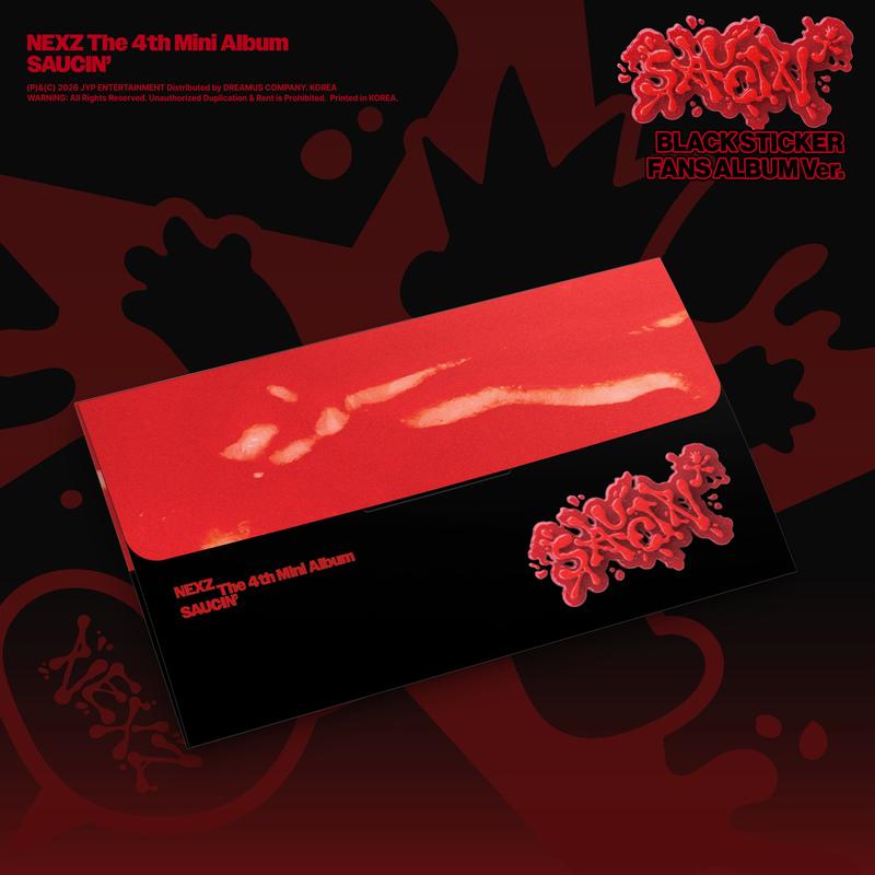 NEXZ SAUCIN Sticker Fans Album - cover 2