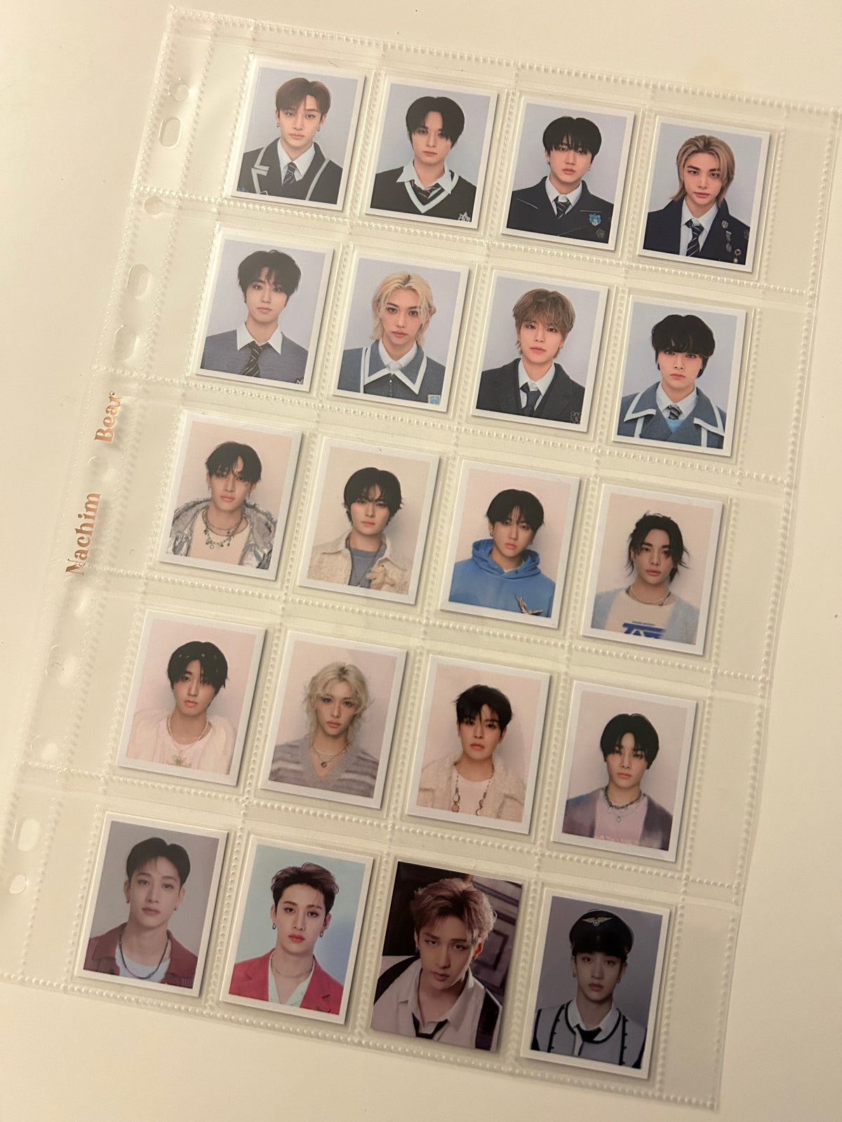 Pages de classeur A4 mini ID 20 poches