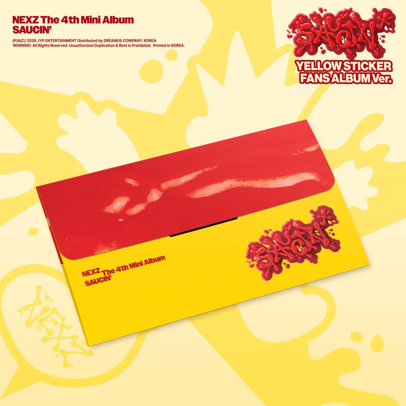 NEXZ SAUCIN Sticker Fans Album - cover 3