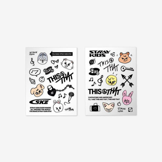 Stray Kids Tattoo Sticker This & That