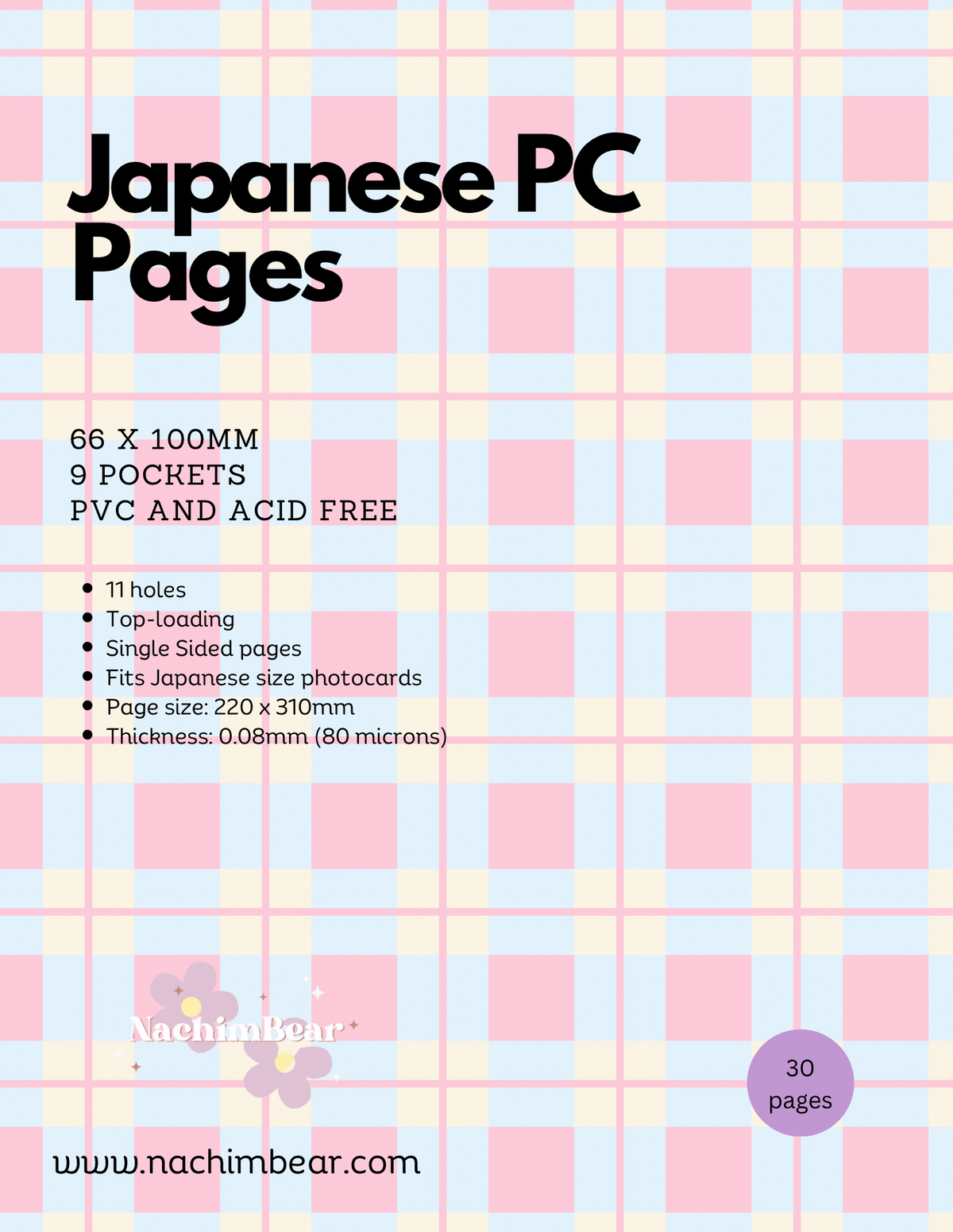 Pages de classeur format japonais – vue 2