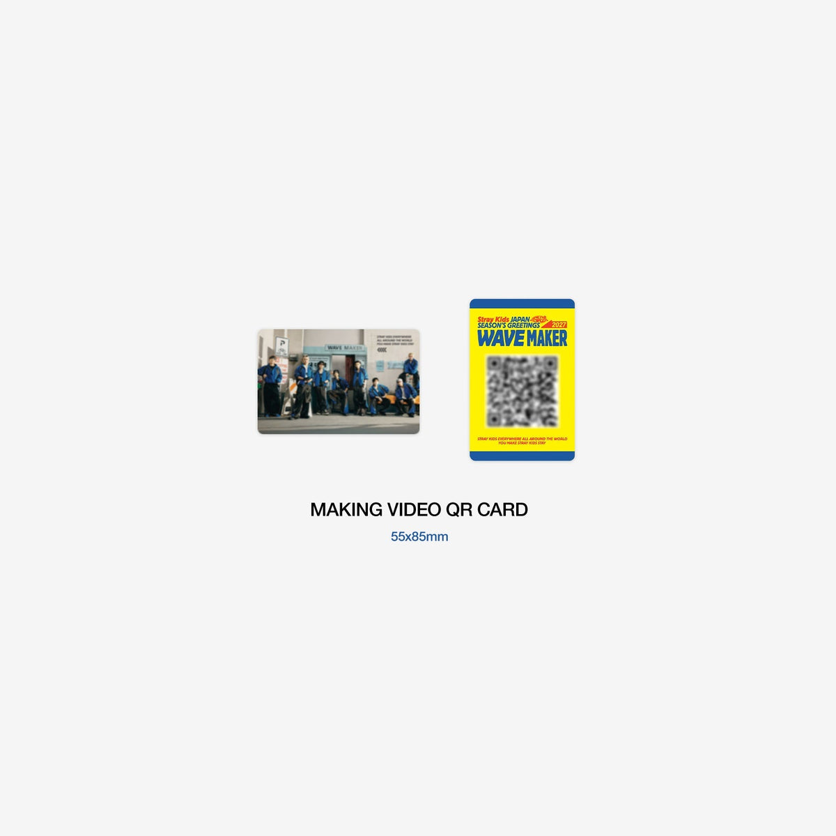 Stray Kids Season's Greetings 2027 WAVE MAKER - carte QR making video
