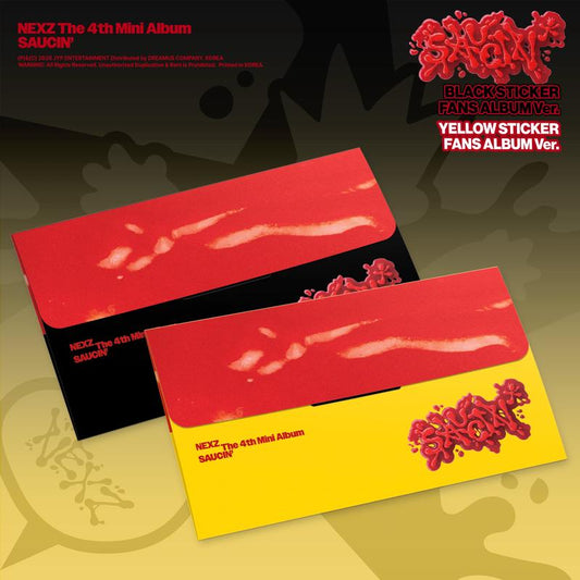 NEXZ SAUCIN Sticker Fans Album - cover