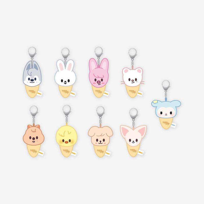 Stray Kids Plush Keyring Icecream Ver. This & That