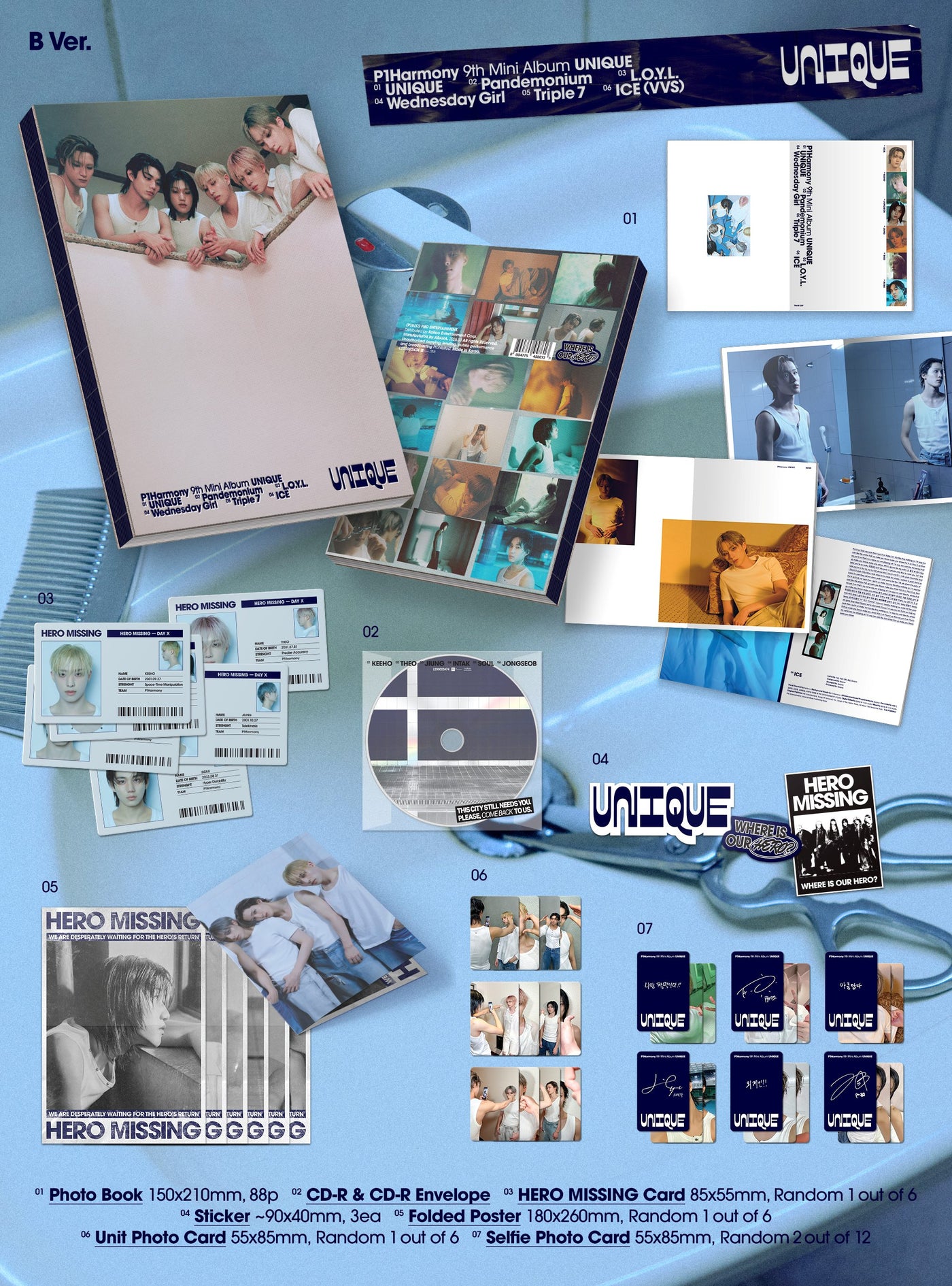 P1Harmony - Unique Photobook album