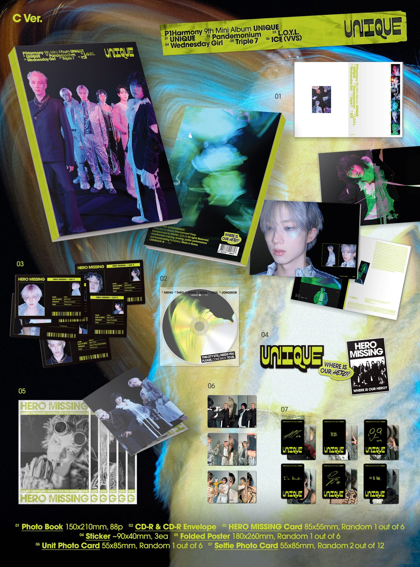 P1Harmony - Unique Photobook album