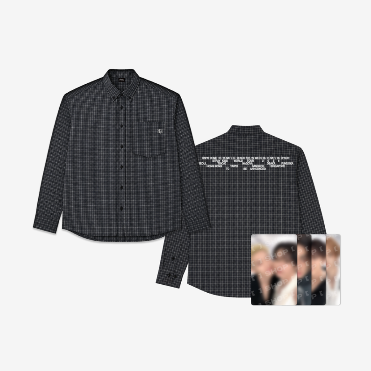 Stray Kids - CHECK SHIRT - RUN IT