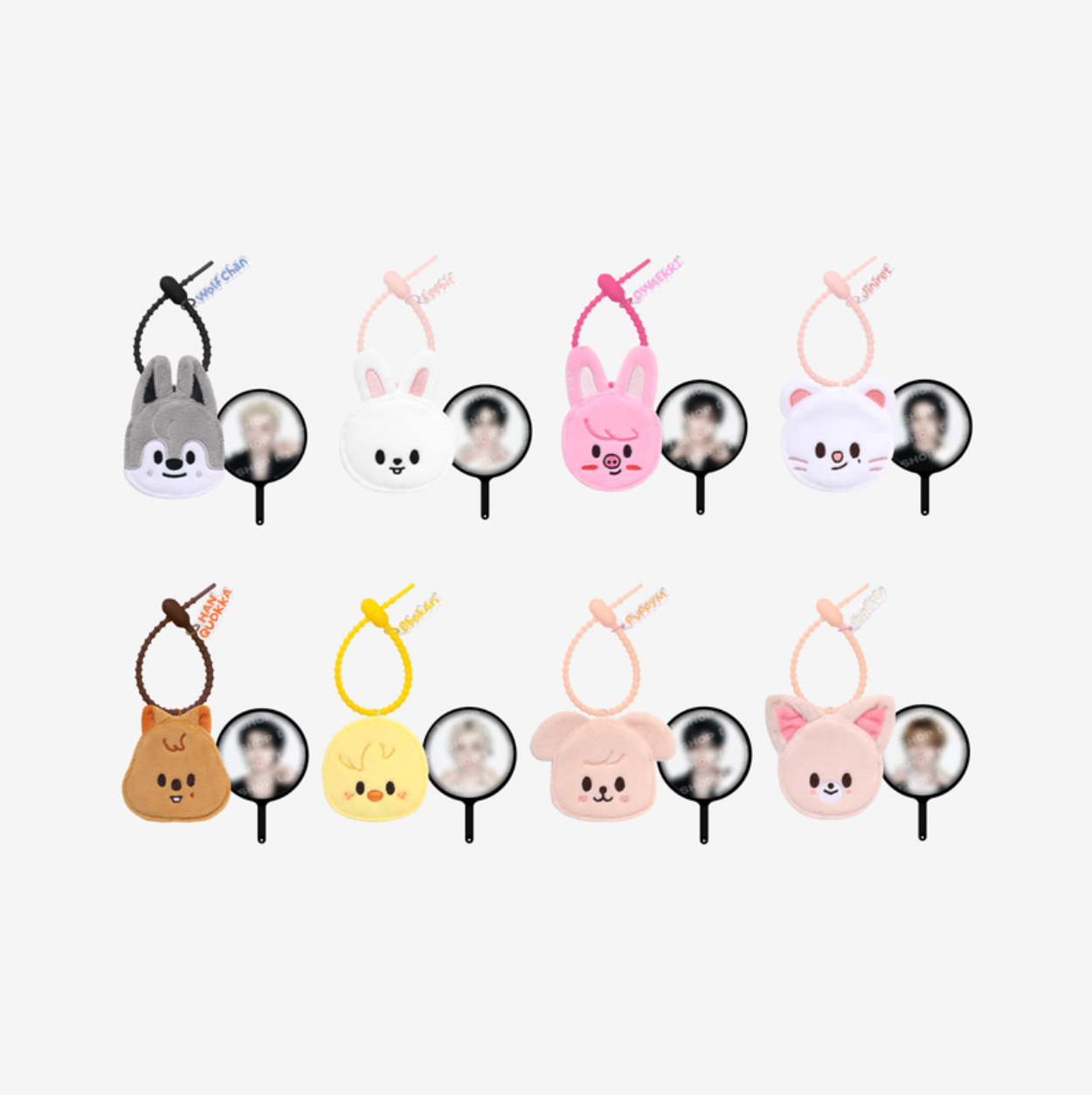Stray Kids - SKZOO PLUSH MINI PICKET KEYRING - RUN IT